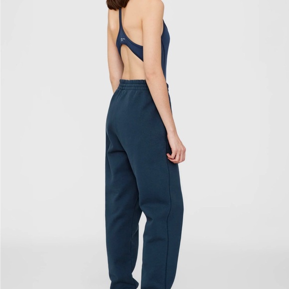 Women's Navy Blue Sweatpants - Picture 2 of 7